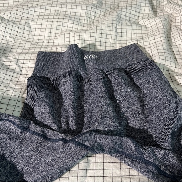 AYBL Motion Heather Blue Seamless Leggings Size Medium - Picture 4 of 5